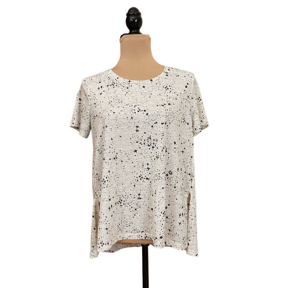 Style & co. Starry Abstract High Low T-Shirt Size S